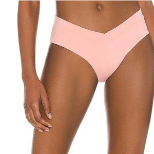 l*space Pratt Bikini Bottoms NWT! Size M, Flattering V-waist. Mellowed Rose.